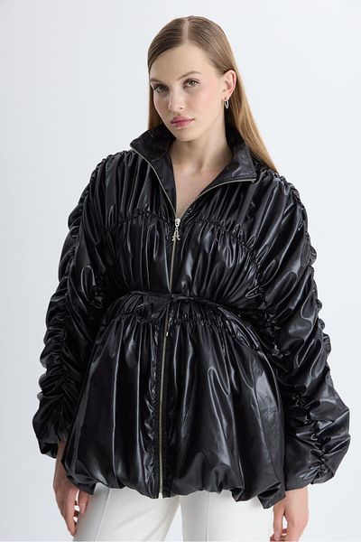 Ahel Tasarım Luna Gathered Raincoat