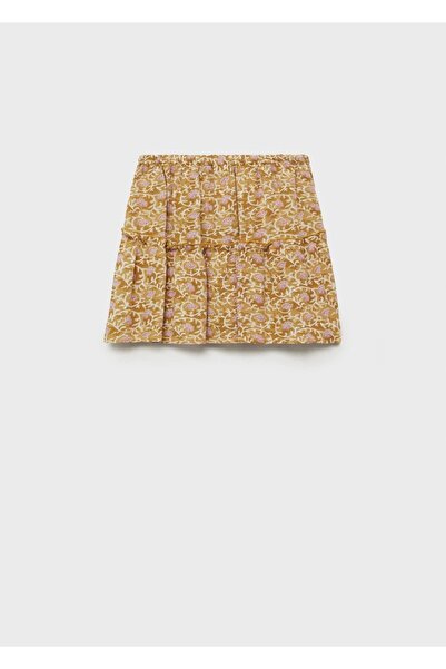 MANGO Kids Kısa kloş etek