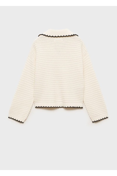 MANGO Kids Açık Yakalı Örgü Kazak