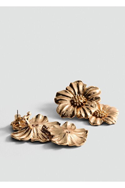 MANGO Woman Σκουλαρίκια με λουλούδια