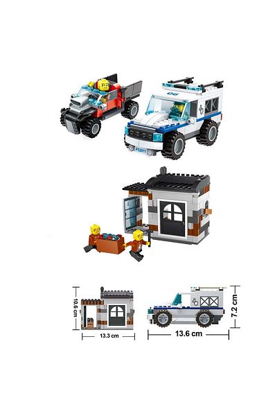 TOYFEST وانج وحدة شرطة متسلق الجبال 380 قطعة