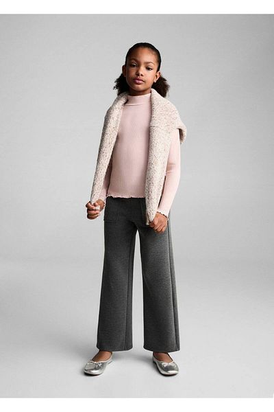 MANGO Kids Elastisches T-Shirt mit Stehkragen