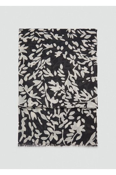 MANGO Woman Floral Scarf
