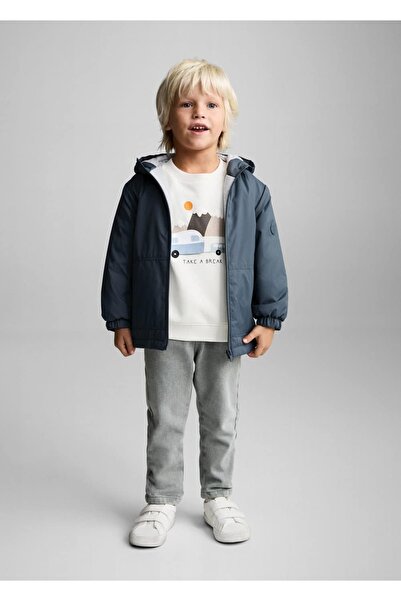 MANGO Baby Quilted Hooded Anorak
