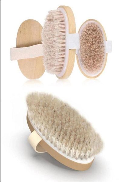 jetfast Natural Horsehair Cellulite Brush Massage Brush