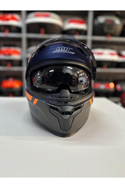MTS KASK MTS M-910 BLUE MOTORCU KASKI FULL FACE