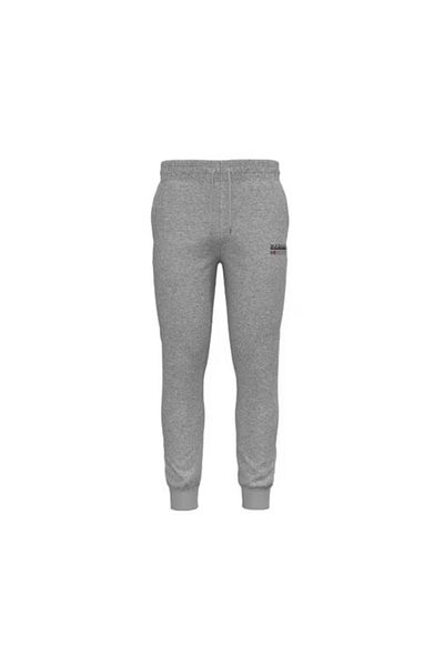 Napapijri Pantaloni de trening gri pentru bărbați Napapijri M-Kashba Grey Melange