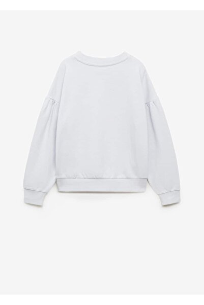 MANGO Kids Hanorac din bumbac cu mesaj