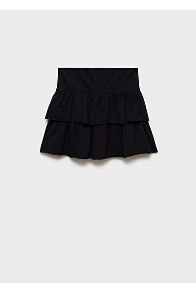 Mango Teen Volanlı Mini Pantolon Etek