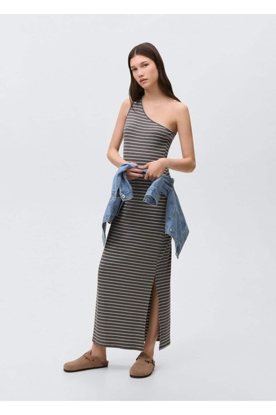 Mango Teen Long Asymmetrical Dress