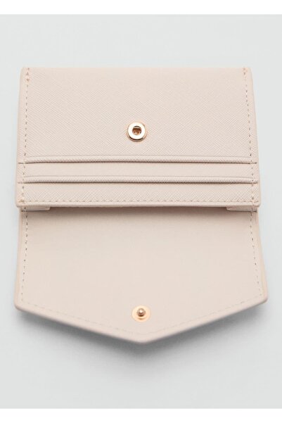 MANGO Woman Safiano görünümlü kartlık