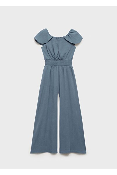 MANGO Kids Beli büzgülü tulum