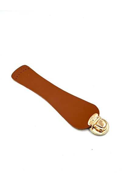 Lady Moss غطاء حقيبة قابل للقفل باللون البني الصغير