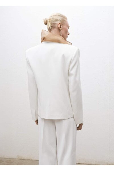 MANGO Woman Oversize kruvaze blazer ceket