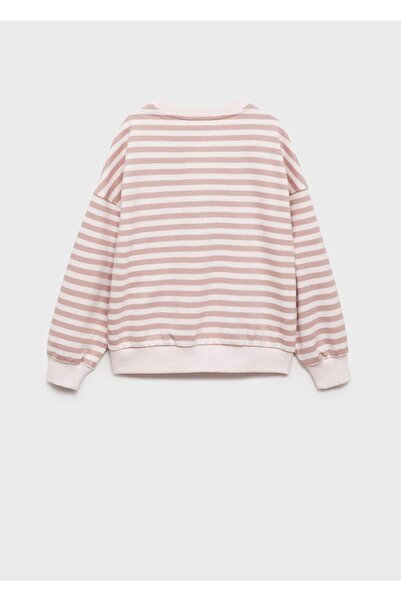 MANGO Kids Koton Striped Sweatshirt