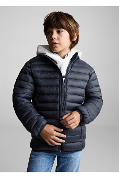 MANGO Kids Quilted Anorak