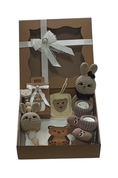 Style Baby Amazing مجموعة هدايا أميجورومي مطبوعة بتصميم مرحبًا بالطفل، للجنسي...