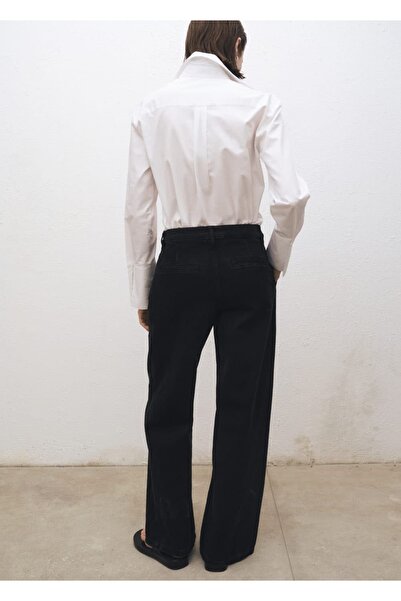 MANGO Woman Wideleg Pensli Jean Pantolon