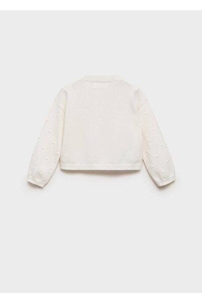 MANGO Baby Κεντημένη Πλεκτή Ζακέτα