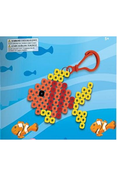 mika house مجموعة صنع سلسلة مفاتيح حبة بيكسل