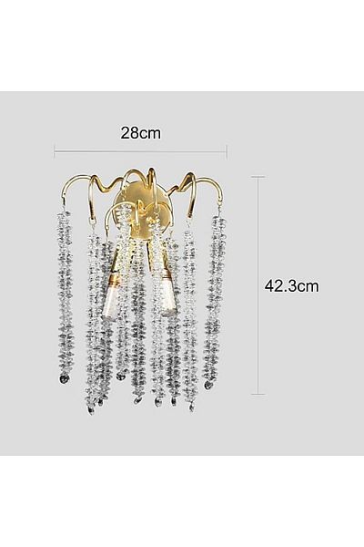 Btm Modern gold clusters wall applique