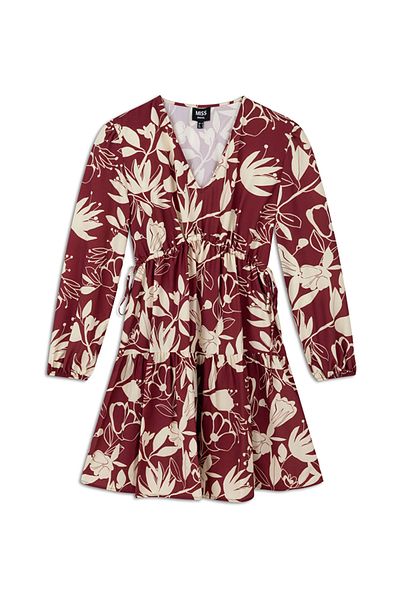MISS IPEKYOL Patterned V-Neck Dress