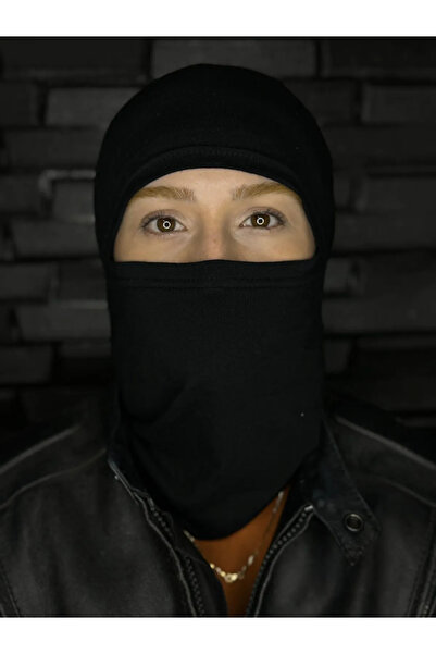pinlock Siyah kar maskesi termal kışlık bere boyunluk motorcu kask bere unise...