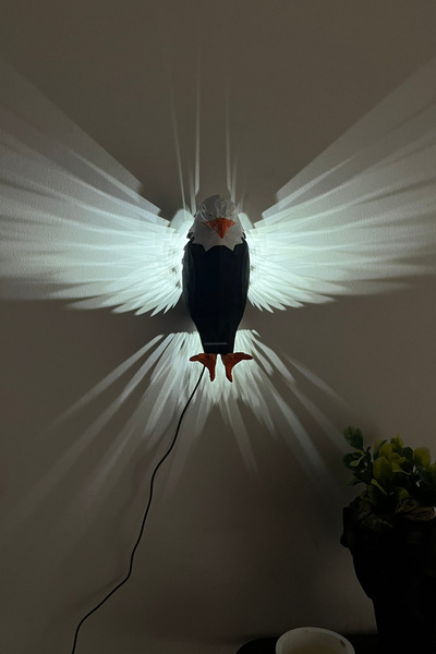 3DRoboMODA Eagle Wing Special Production Illuminated Night Lamp - Decorative Lighting with Charming Wing Effect