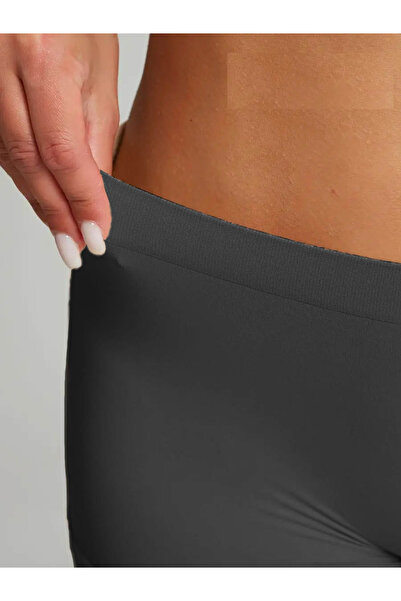 MİSTİRİK Moncorno Model Non-Slip Firming Comfort Seamless Sports Boxer Dark Gray Color