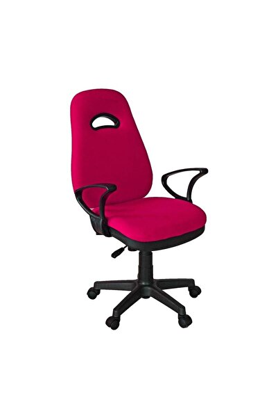 Türksit Lider Müdür Koltuğu Plastik Ayak Pembe