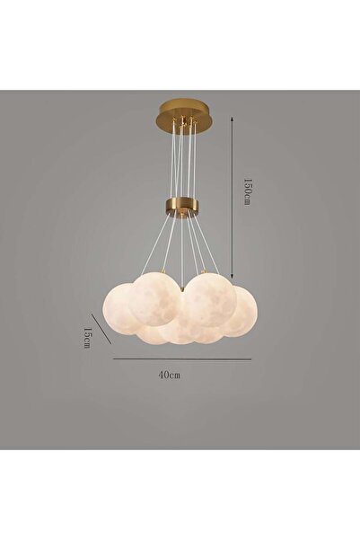 Btm Modern moon chandelier 13 balls