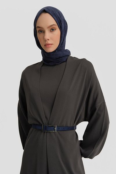 Armine 24Kd2004 Model Anthracite Three Piece Knitwear Set