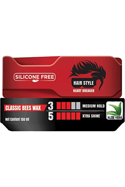 Vatika فاتيكا شمع للشعر تماسك وسط 150مل - الاحمر