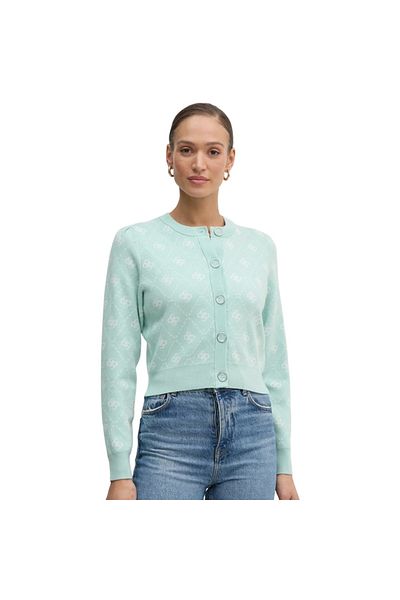 Guess Sarah 4g Ls Cn Cardi - Comfortable Cutting