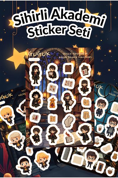 GUGUK Magic Academy Sticker Leaves Set
