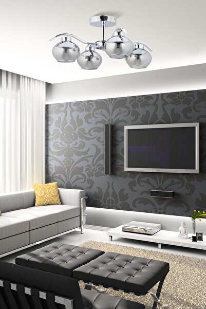 Avonni Vacuum Modern Avize E27 48W 65cm Metal Krom Avonni-FZ-7390-4K