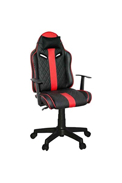 Türksit Quattro Mini Yönetici ve Oyuncu Koltuğu Siyah Kırmızı