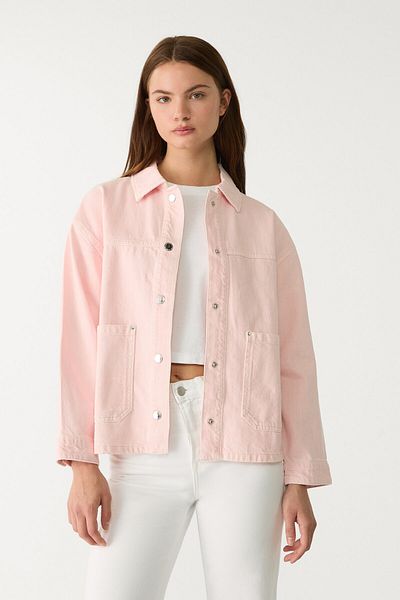 Stradivarius Twill jacket with pockets