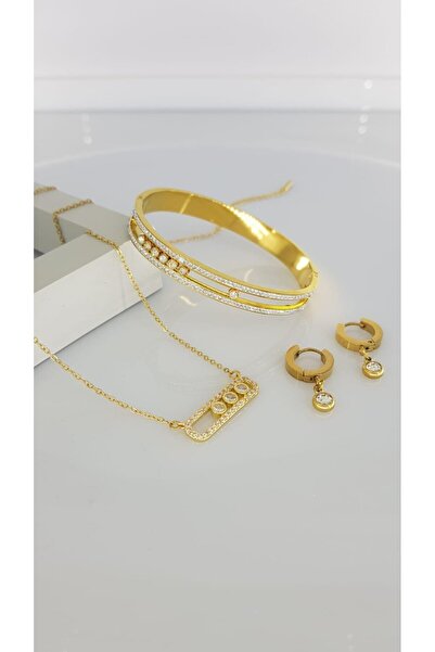 SONES Çelik Takı Seti 327 Marka Çelik Hediye Trend