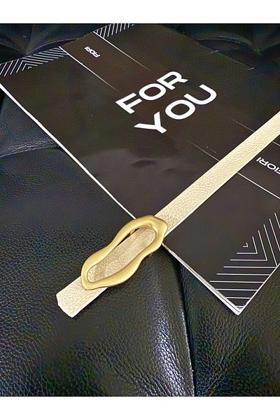 Fiori حزام رفيع بإبزيم بتصميم إيطالي، حزام بنطلون، حزام قميص، حزام معطف