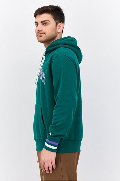 Champion Men Sportswear Fit Long Sleeves Running Sweatshirt, Green