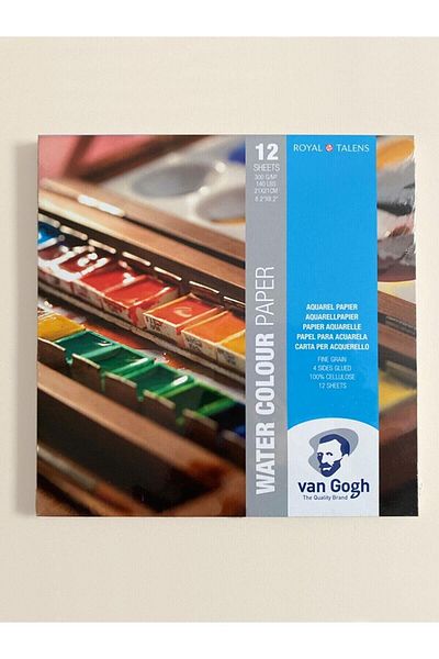 Van Gogh Watercolor Block 300 gr 21 X 21 Cm12 Ypr
