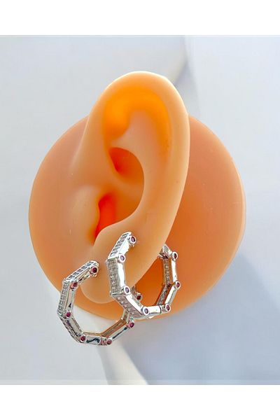 sirius jewelry 316L Steel Leyla Oval Earrings