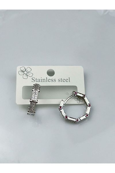 sirius jewelry 316L Steel Leyla Oval Earrings