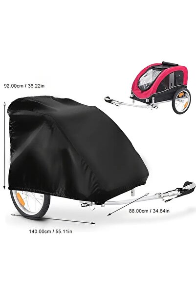 AutoEN BİSİKLET RÖMORK KILIFI SİYAH