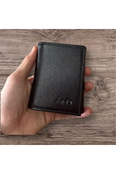 Kar-Pa 100% Genuine Leather Men's Wallet with Magnet