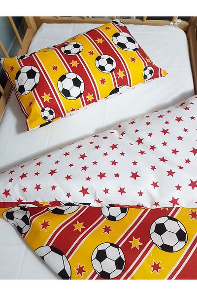Baby Clime 90X130 Baby Sleeping Set - 5 Pieces, Quilt Pillow and Sheet Set - Gs Pattern