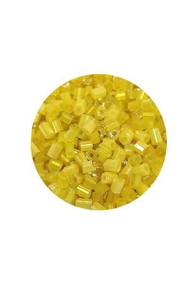 STUMBANNG Cut Glass Beads 2mm - 20 Grams - Dark Yellow -Bnc337