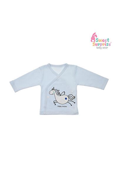 Butik SWEET SURPRISE MUTLU UNİCORN MAVİ %100 PAMUK 10'LU YENİDOĞAN HASTANE ÇIKIŞ SETİ