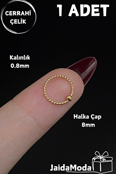 Jaida Moda Burgu Model Sabit Toplu Cerrahi Çelik Hızma